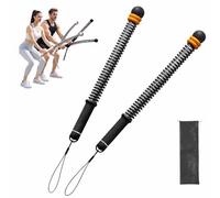 2 Rope Battle Ropes Wireless Battle Ropes, Rope regolabile senza corda, per l'allenamento a casa (nero-C)