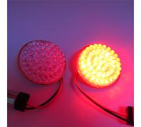 2 " Rosso 1156 Inserti Posteriore LED Giro Signal Luce Per Harley Davidson