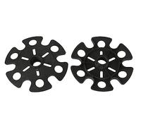 2 ROTELLE Ø 9cm ANTIAFFONDAMENTO NEVE BASTONCINI TREKKING CIASPOLE SCI racchette