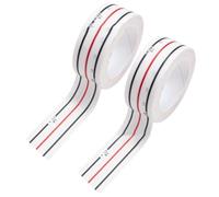 2 rotoli da 1/4" Seam Diagonal Seam Tapes 10m Each Roll Sewing Basting Tape for Stitching Straight Diagonal Seams Istruzione Tool Seamingly Accurate Seams Guide for Sewing Machines