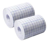 2 rotoli da 10 cm x 10 m di nastro medico nastro adesivo traspirante fixomull stretch pellicola trasparente taglio fai da te elastico fascia per schiena spalle polsi