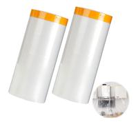 2 rotoli da 180 cm x 20 m e 300 cm x 20 mteli copritutto per imbianchino telo copritutto telo plastica copritutto teli per imbiancare cellophane per copertura mobili telo protettivo per pittura