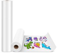 2 Rotoli di Carta Bianca, 44cm x 10m, Ideale per Studio, Tavola e Regalo (2 Pezzi)