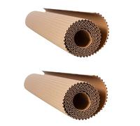 2 rotoli di cartone ondulato per fai da te, 30 cm x 500 cm, spessore rotolo di cartone per bricolage, cartone creativo multiuso, facile da tagliare, piegare, per pittura, modellazione creativa,