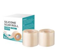 2 Rotoli di Cerotti in Silicone per Cicatrici, Cerotti Idrocolloidali, Autoadesivi e Impermeabili, Riutilizzabili, Nastro in Silicone per la Rimozione di Cicatrici da Dita dei Piedi e Viso