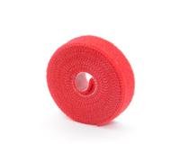 2 rotoli di fascette portatili per la gestione dei cavi, 10 mm x 1 m, cinghie di fissaggio multiuso in nylon per la gestione dei cavi lunghi (rosso)