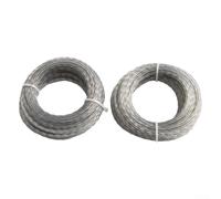2 rotoli di filo per decespugliatore rinforzato con anima da 2,0-4,0 mm x 10 m, per filo di ricambio flessibile compatibile con decespugliatori elettrici (10 m x 3,5 mm, 2 pezzi)