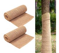 2 rotoli di iuta naturale per alberi, multiuso, per difesa invernale e protezione dai parassiti sugli alberi (15 cm x 3 m, 2 pezzi)