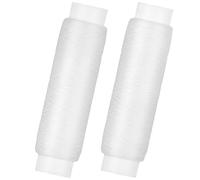 2 rotoli di lenza da pesca, 0,2 mm, 500 m, filo di nylon elastico ad alta resistenza, filo di nylon trasparente, invisibile, per la pesca, gioielli di perle, bracciali, cucito hobby