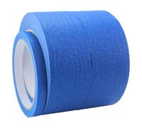 2 rotoli di nastro adesivo di carta, 48 mm x 50 m, nastro carta imbianchino, nastro adesivo carta, blu, con 1 rotolo da 10 mm x 20 m nastro di carta crespa, per pittura, decorazione, manifesti