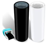 2 rotoli di nastro termoadesivo Smart Iron on per Cricut Joy, 14x200 cm, vinile per trasferimento termico, rotoli HTV, vinile Smart Iron on, pellicola per plotter autoadesiva, pellicola PU per plotter