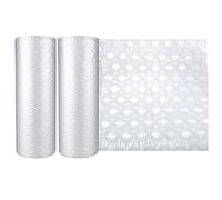 2 rotoli di pellicola per cuscino d'aria, lunghezza 300 m ogni rotolo, dimensioni 39,9 cm x 30 cm, pellicola per cuscino d'aria, cuscino d'aria non incluso.