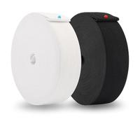 2 Rotoli Elastico per Cucito, Bianco e Nero Fettuccia Elastica per Cucire 30mm X 10Metri, Elastico per Pantaloni, Ampio Nastro Elastico Piatto, Ampia Fascia Elastica per Pantaloni e Artigianato DIY