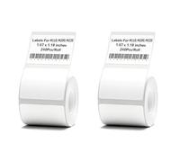 2 Rotoli Etichette Adesive Termiche, 40 x 30mm etichette termiche, Etichette per EtichettatriceM110/M200/P50/B3S/T50pro, Ideale per Case, Cucine, Uffici, Scuole, Ecc, 240 etichette/rotolo, bianco