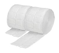 2 Rotoli Nail Pads 1000 Tamponi Cosmetici Multistrato di cellulosa pretagliata - Senza Residui e Pelucchi. Per Manicure, Nail Art, Ricostruzione, colata unghie gel - Tipo Zelletten - CURA FARMA