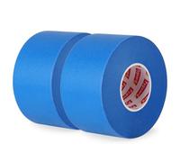 2 Rotoli Nastro Adesivo Carta, 48mm x 50m Nastro Mascheratura Nastro di Carta Blu Nastro da Pittore per Lavori di Verniciatura, Ristrutturazioni, Separazione dei Colori