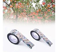 2 Rotoli Nastro Repellente Antiuccelli, Antiuccelli Nastro Riflettente, Nastro Riflettente Repellente, Nastro per Uccelli per la Deterrenza, per Proteggere Case, Giardino e Fattoria