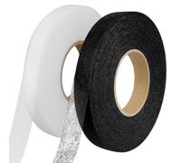2 Rotoli Nastro Termoadesivo, 64metri Orlo Svelto Termoadesivo Forte, Nastro Termoadesivo per Tessuti, 20mm Di Larghezza Termoadesivo, per Orli, Vestiti, Tende, Jeans