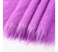 2 Rotoli Pelliccia Sintetica Strisce Lungo Peluche Nastro Orlo Morbido DIY Craft