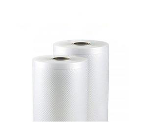 2 ROTOLI PER SOTTOVUOTO GOFFRATI 25x600 CM SACCHETTI DA 6 METRI ALIMENTI
