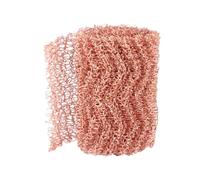 2 Rotoli Rete di Rame per Fori, Rotolo 2 Metri, Antiruggine | Maglia in Rame, Difficile da Mordere, Facile da Installare, Anti Macchia, per Filtri e Giardino