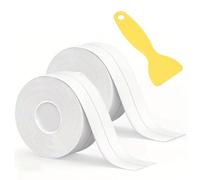 2 Rotoli Sigillante Autoadesivo Nastro,Nastro Sigillante Impermeabile, Striscia di Tenuta per Bordo Vasca da Bagno Toilette Cucina, 2,2 cm x 3,2 m