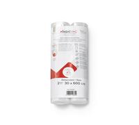 2 Rotoli Sottovuoto per Alimenti 20x600 cm Rigati e Brevettati Multistrato e