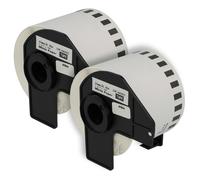 2 Rotolo etichette senza fine sostituisce Brother DK-44205