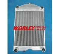 2 Row Aluminum Radiator for Ford 2N 8N 9N tractor w/flathead V8 engine manual MT