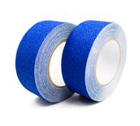 2 rulli antiscivolo nastro adesivo 10 m x 50 mm aderenza striscia blu
