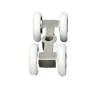 2 rulli for porte da doccia di piccole dimensioni, rulli sospesi, ruote di scorrimento, puleggia for bagno, puleggia for porta scorrevole in vetro, ruota di sollevamento in nylon.(Copper CD 18 SF)