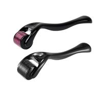 2 rulli per barbabietole, 0,5 mm, Microneedling, Derma Roller Beard Growth, per la cura della pelle e dei capelli, per uomo e donna, riduce il corpo, le smagliature, i pori grandi