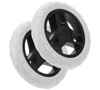 2 ruote di ricambio per carrello della lavanderia: ruota per carrello girevole