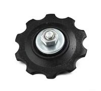 2 ruote guida deragliatore posteriore per bicicletta, ottimizzano le prestazioni del cambio con specifiche 10T