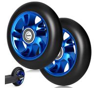 2 ruote per scooter ad alte prestazioni, pneumatici da 100 x 24 mm con cuscinetti ABEC-9, durezza 88A, adatti a tutti i tipi di monopattino