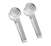 2 sacchetti da tè in acciaio con clip per gli amanti dei bevitori, accessori da cucina, dispenser di sacchetti in acciaio