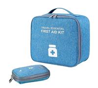 2 sacchetti di grande capacità impermeabili per il primo soccorso borsa portatile per badanti borsa da viaggio per medicine borsa portatile di pronto soccorso borsa per medicine borsa portaoggetti