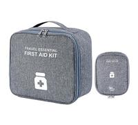 2 sacchetti di grande capacità impermeabili per il primo soccorso borsa portatile per badanti borsa da viaggio per medicine borsa portatile di pronto soccorso borsa per medicine borsa portaoggetti
