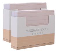 2 sacchetti di schede a righe Scatola di schede colorate Schede flash colorate