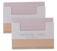 2 sacchetti di schede a righe Scatola di schede colorate Schede flash colorate