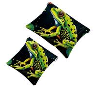 2 sacchetti per borsa, borsa colorata Big Frog-1849 impermeabile, custodia portatile per regali da donna, Multicolore 10., A：7.1x5.8in/18x14.8cm，B:4.7x4.5in/12x11.5cm