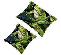 2 sacchetti per borsa, borsa colorata Big Frog-1849 impermeabile, custodia portatile per regali da donna, Multicolore 03, A：7.1x5.8in/18x14.8cm，B:4.7x4.5in/12x11.5cm
