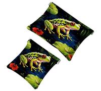 2 sacchetti per borsa, borsa colorata Big Frog-1849 impermeabile, custodia portatile per regali da donna, Multicolore 08, A：7.1x5.8in/18x14.8cm，B:4.7x4.5in/12x11.5cm