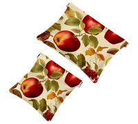 2 sacchetti per borsa, frutti rossi, 991, impermeabili, portatili, idea regalo per donne, Multicolore 08, A：7.1x5.8in/18x14.8cm，B:4.7x4.5in/12x11.5cm