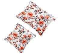 2 sacchetti per borsa, motivo floreale colorato, 364, impermeabile, portatile, idea regalo per donne, Multicolore 06, A：7.1x5.8in/18x14.8cm，B:4.7x4.5in/12x11.5cm