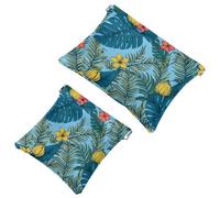 2 sacchetti per borsa, motivo foglie colorate artistiche, 1222, impermeabili, portatili, idea regalo per donne, Multicolore 06, A:7.1x5.8in/18x14.8cm,B:4.7x4.5in/12x11.5cm