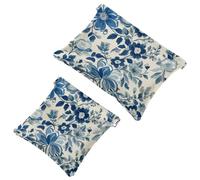 2 sacchetti per borse, estetici foglie, 1915, impermeabili, portatili, idea regalo per donne, Multicolore 08, A:7.1x5.8in/18x14.8cm,B:4.7x4.5in/12x11.5cm