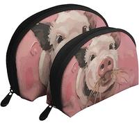 2 sacchetti per cosmetici Sweet Little gy Chomping, borsa per il trucco da viaggio, borsa da toilette da donna