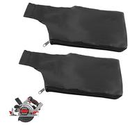 2 sacchetti per sega troncatrice, resistenti sacchetti per la raccolta della polvere per segatrice in alluminio 255, ricambio anti-polvere per levigatrice a nastro, accessori per seghe circolari