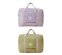 2 sacchetti per vestiti, grandi organizer da viaggio, pieghevole, con maniglia, impermeabili, durevoli e resistenti, per biancheria da letto, 45 x 16 x 35 cm (H)